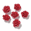 Synthetic Coral Dyed Carved Beads SHEL-I001-05B-03-2