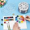 200Pcs Round PET Watercolor Oil Palette AJEW-WA0004-63-3