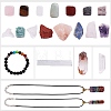 DIY Chakra Gemstone Bracelet Necklace Making Kit DIY-SZ0008-03-2