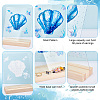 Transparent Acrylic Earring Displays NDIS-WH0015-01A-4