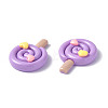 Opaque Resin Cabochons CRES-P023-03D-3