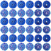 40Pcs 2 Styles Transparent Resin Rhinestone Graduated Beads RESI-BM0001-13-7