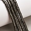 Natural Gold Pyrite/Golden Pyrite Beads Strands G-F833-J01-01-1