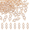 50Pcs Alloy Crystal Rhinestone Links/Connectors ALRI-FH0001-25G-1