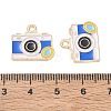 Alloy Enamel Pendants AL-CBAE435-03G-3