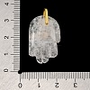Natural Quartz Crystal Carved Pendants GG-CBA5963-01M-NH-3