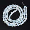 Electroplate Glass Beads Strands X-EGLA-N002-25-E03-2