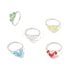 Glass Finger Rings RJEW-JR00925-02-2