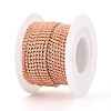 Iron & ABS Imitation Pearl Cup Chains CH-T007-01A-08-2