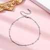 Brass Satellite Chains  Bracelets for Women BJEW-G735-19P-1