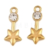 304 Stainless Steel Charms RB-CBABFDA-10G-1