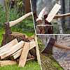 1 Set Wooden Axe Handle Replacement AJEW-PH0009-06-5