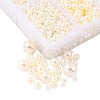 5 Sizes Imitated Pearl Acrylic Beads OACR-YW0001-28-2