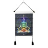 Chakra Cloth Wall Hanging Tapestry HJEW-M003-03A-2