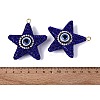 Handmade Polymer Clay & Rhinestone & Resin Big Pendants FIND-Q123-02D-3