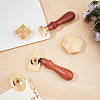 Wax Seal Brass Stamp Head AJEW-WH0215-049-6