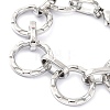 304 Stainless Steel Bracelet for Women BJEW-U009-03P-3