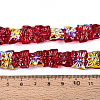 Baking Paint Electroplate Transparent Glass Beads Strands EGLA-N020-05-5