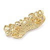 Cheetah Zinc Alloy Rhinestones Brooches JEWB-R055-02G-02-2