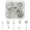 20Pcs 5 Styles Tibetan Style Alloy Big Pendants FIND-YW0012-54-1