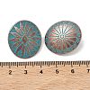 Tibetan Style Alloy Shank Buttons FIND-Z112-02-3