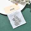 SHEGRACE Brass Micro Pave Clear Cubic Zirconia Pendants XGRQ29622-394P-N-6