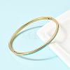 304 Stainless Steel Enamel Hinged Bangles for Women BJEW-D408-39G-5
