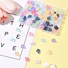 120Pcs 9 Colors Transparent Spray Paint Glass Beads GLAA-FS0002-12C-8