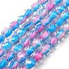 Two Tone Resin Beads Strands GLAA-T035-02E-1