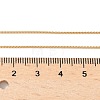 1/20 14K Gold Filled Wheat Chain Necklaces for Women Men NJEW-Z068-12G-5