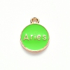 Alloy Enamel Pendants X-ENAM-S124-01A-06A-3