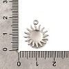 304 Stainless Steel Pendants STAS-C122-02P-3