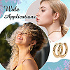 5 Pairs 5 Styles PVD Vacuum Plating 304 Stainless Steel Huggie Hoop Earrings for Women EJEW-ME0001-07-5