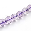 Natural Amethyst Round Bead Strands G-E250-16-2
