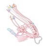 Polyester & Spandex Cord Ropes Pendant Decorations HJEW-JM03844-4