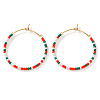 306 Stainless Steel Hoop Earrings JS8237-2-1