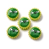 Fuuny Baking Paint Glass Enamel Beads LAMP-Q045-01J-1