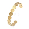 201 Stainless Steel Cuff Bangles for Women BJEW-T024-01C-G-2