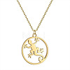 304 Stainless Steel Laser Cut Pendant Necklaces FS-WGA4904-03-1