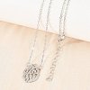 Brass Micro Pave Clear Cubic Zirconia Flame Pendant Adjustable Slider Necklaces KK-CBA4547-10P-3