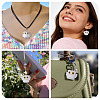 5Pcs Opaque Resin Pendants RESI-TADJ0001-26A-6