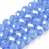 Electroplate Glass Beads Strands LS-EGLA-A034-J8mm-A02-1