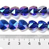 Electroplate Glass Beads Strands EGLA-B004-01A-AB03-4