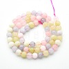 Natural Quartz Beads Strands G-N355-6mm-12-2