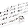 Brass Cable Chain Necklaces SW028-NF-2