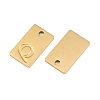 304 Stainless Steel Pendants SA-CBA1839-21G-Q-2