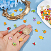 78Pcs 13 Styles Mixed Fruit Alloy Enamel Charms ENAM-DC0002-31LG-3