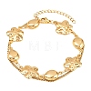 304 Stainless Steel Link Chain & Curb Chain Multi-strand Bracelets for Women BJEW-H641-01A-G-2