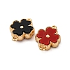 Double Side Color Acrylic Connector Charms KK-P289-04G-02-2
