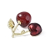 Resin Cherry Brooch Pin JEWB-I020-03LG-3